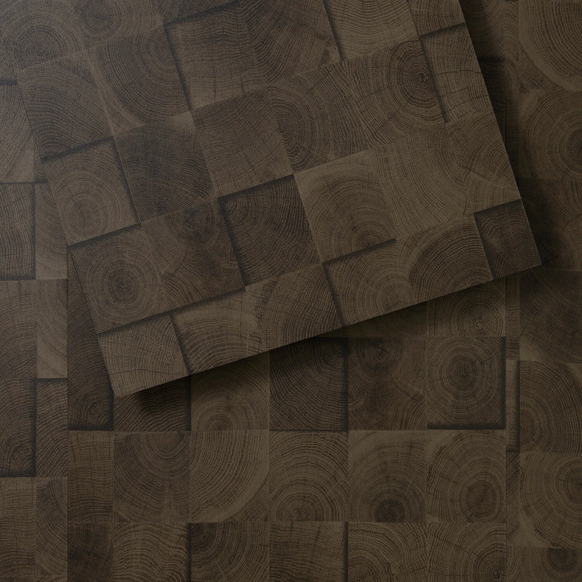 Lucida USA Burnt Block Brown Patterned Look 28-mil x 12-in W x 24-in L Waterproof Glue Down Luxury Vinyl Tile Flooring (36-sq ft/ Carton)