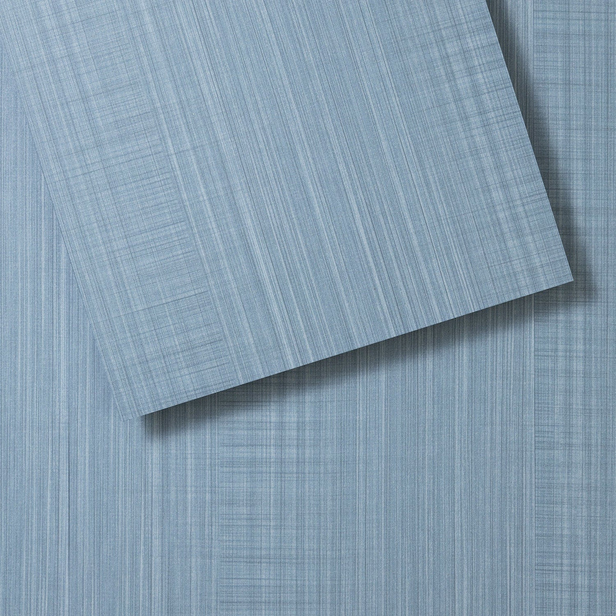 Lucida USA (Sample) FabCore Harbor Weave Blue Patterned Look 28-mil Waterproof Glue Down Vinyl Tile