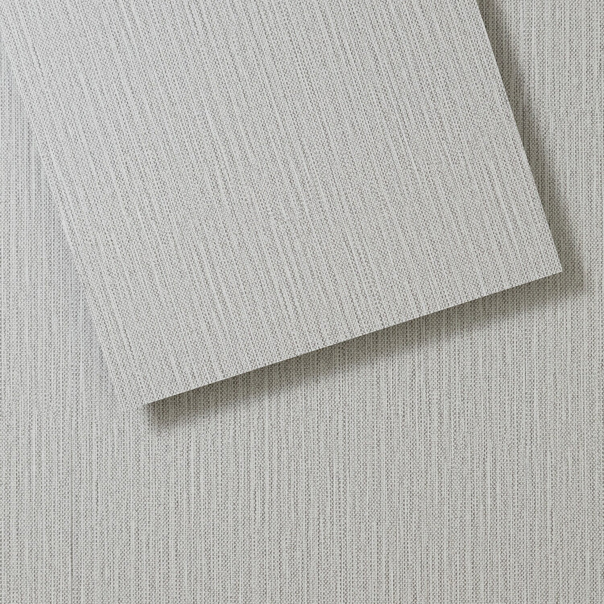 Lucida USA (Sample) FabCore Silver Knit Silver Patterned Look 28-mil Waterproof Glue Down Vinyl Tile
