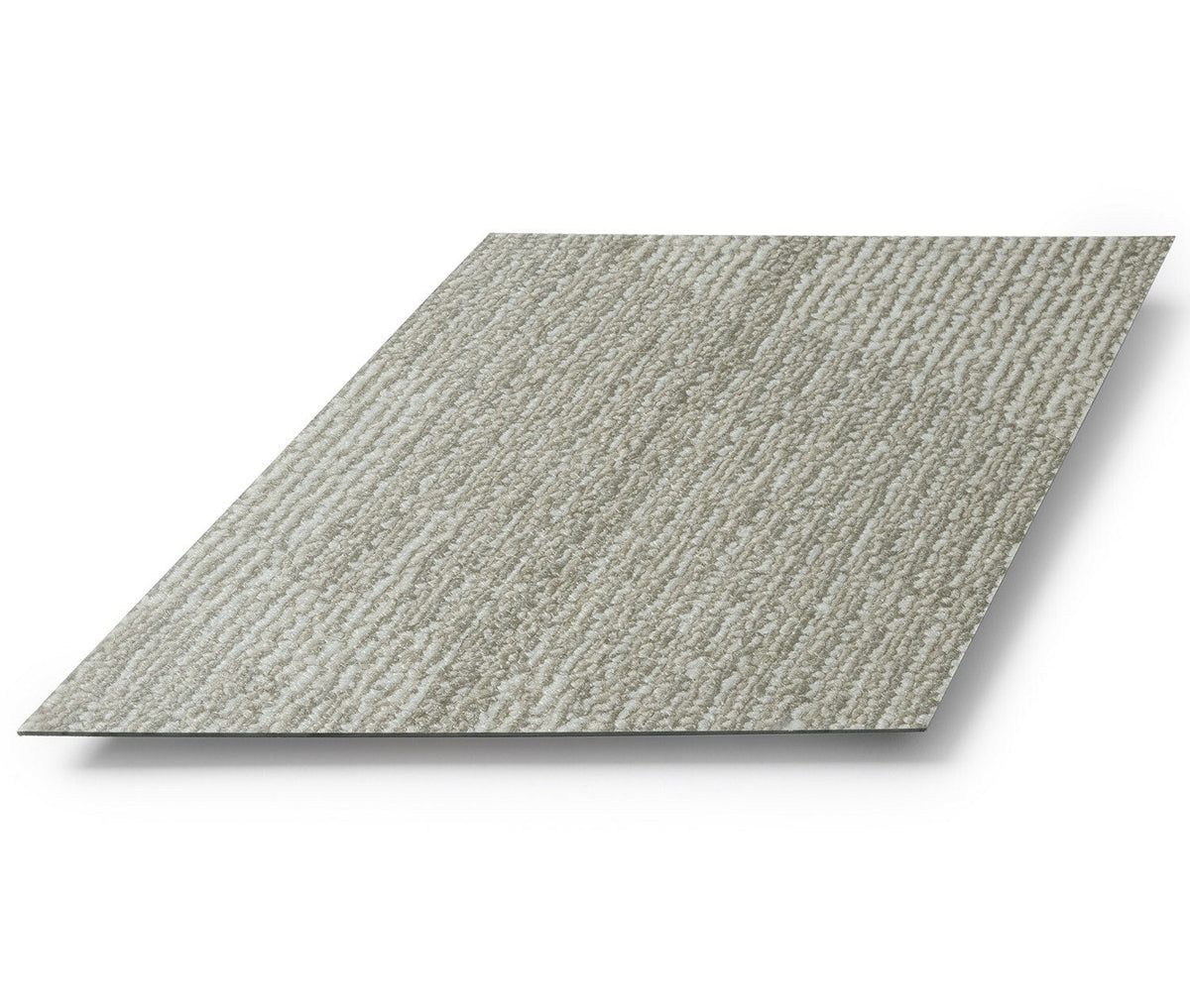 Lucida USA Fleece Braid Gray Patterned Look 28-mil x 10-in W x 16-in L Waterproof Glue Down Luxury Vinyl Tile Flooring (15.15-sq ft/ Carton)