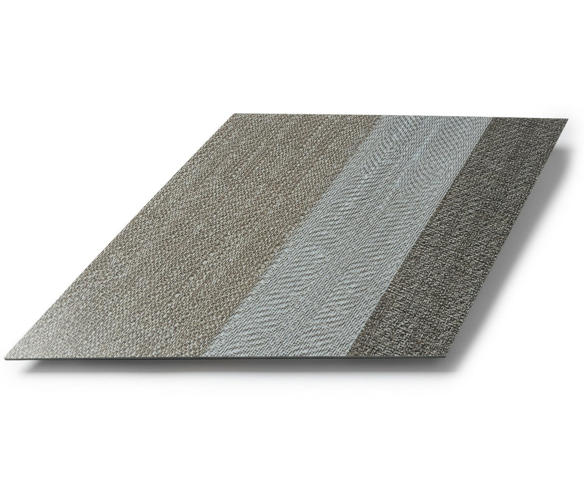 Lucida USA Sahara Braid Gray Patterned Look 28-mil x 10-in W x 16-in L Waterproof Glue Down Luxury Vinyl Tile Flooring (15.15-sq ft/ Carton)