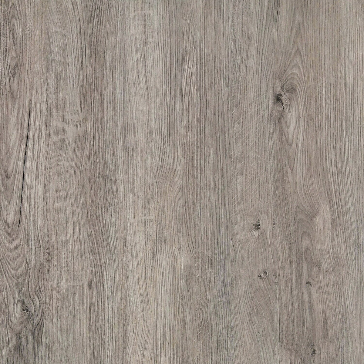 Lucida USA (Sample) Decocore Smoked Gray Wood Look 12-mil Peel and Stick Luxury Vinyl Plank