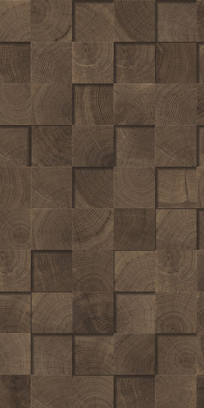 Lucida USA (Sample) Maxcore Hesonite Brown Wood Look 22-mil Interlocking Luxury Vinyl Plank