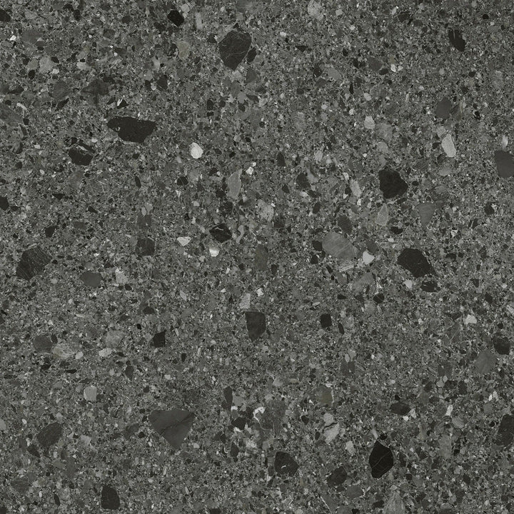 Lucida USA MosaiCore Charcoal Quartz 9-in x 9-in Waterproof Luxury Vinyl Tile Flooring, 28-mil Wear Layer (12.25-sq ft Carton)