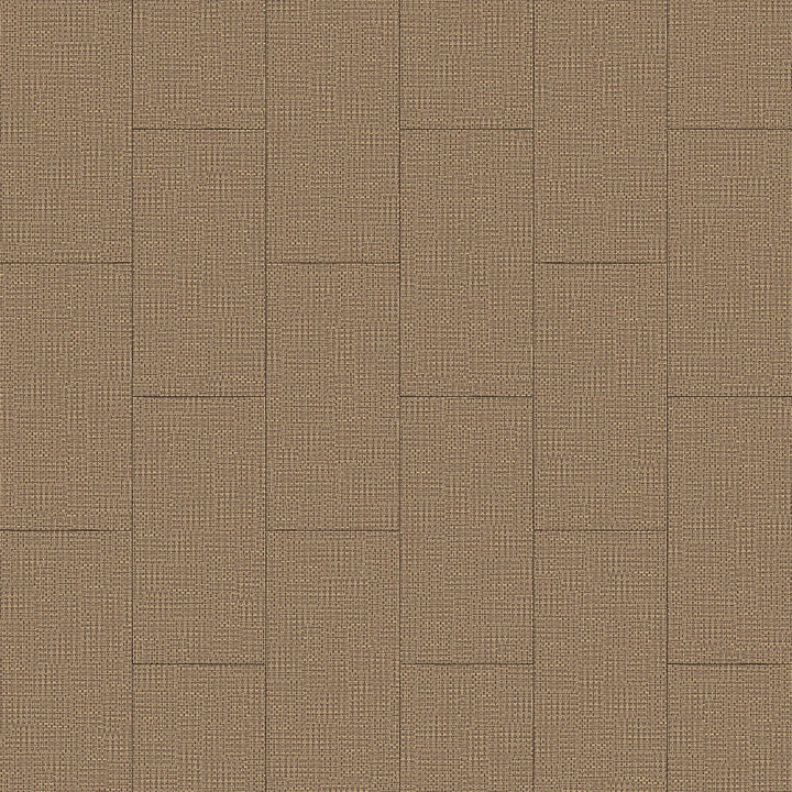 Lucida USA (Sample) MosaiCore Basketweave Brown Patterned Look 28-mil Waterproof Glue Down Vinyl Tile