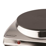 1000W Single Burner 10 in. Silver Electric Hot Plate