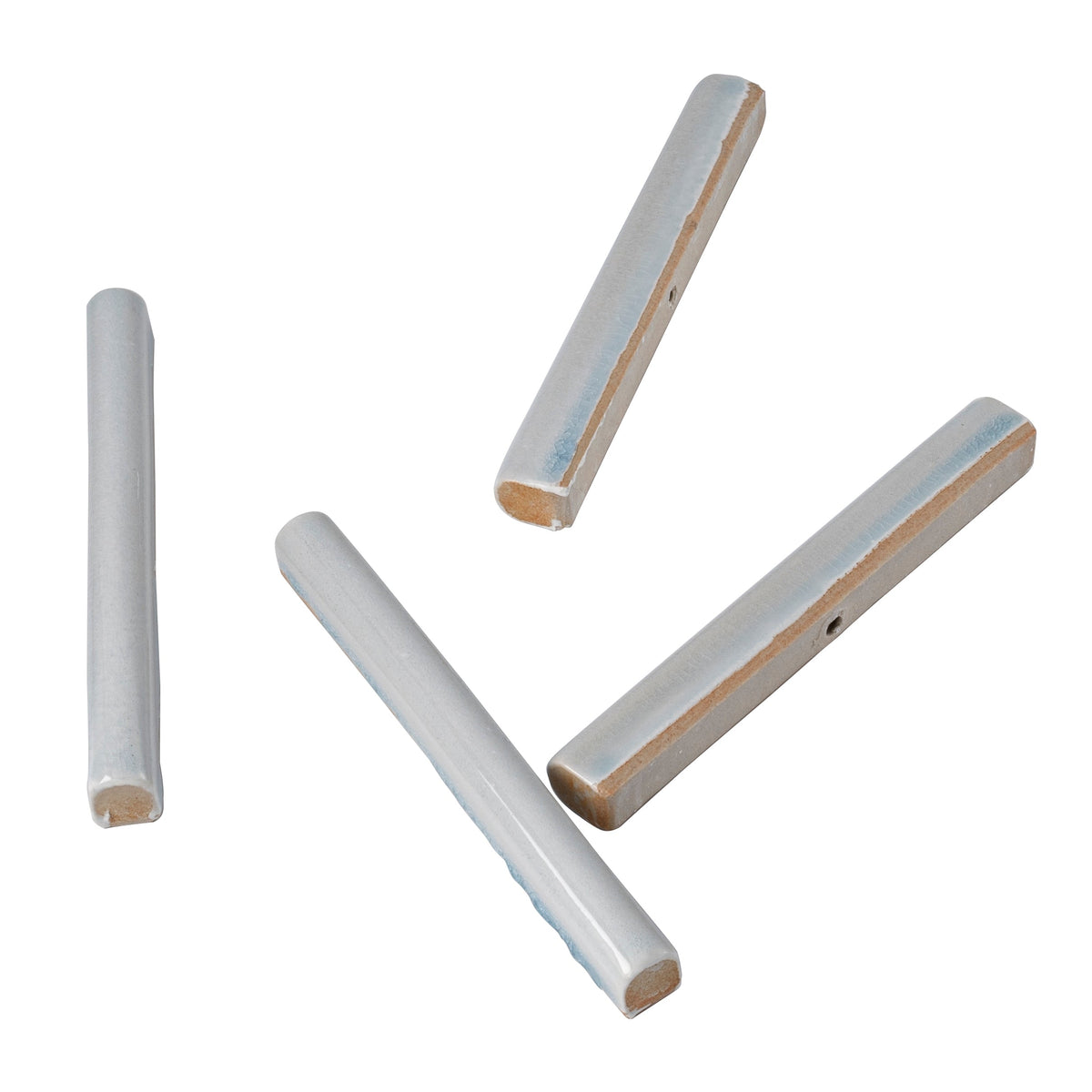 Apollo Tile 10-Pack Blue 1/2-in x 6-in Ceramic Pencil Tile (0.25-sq. ft/ Carton)