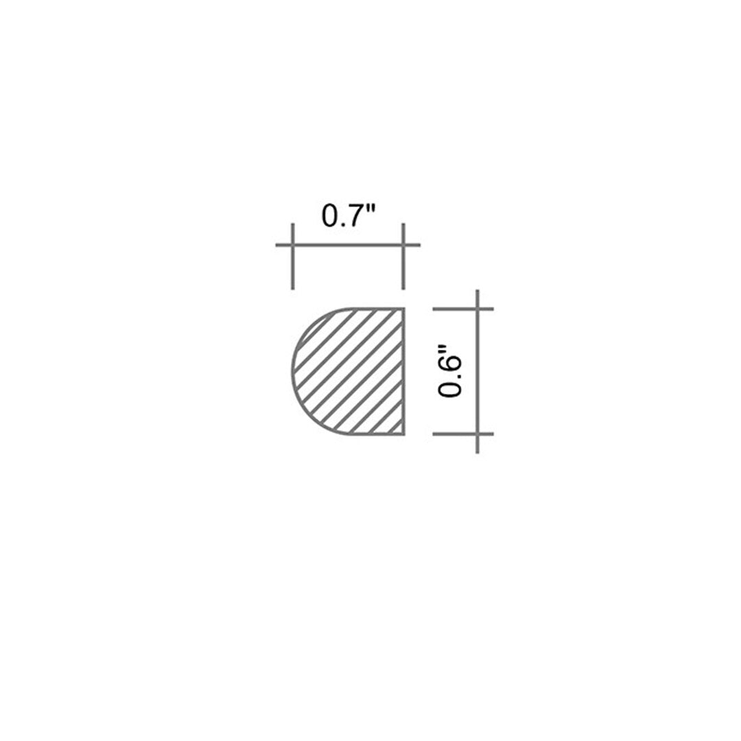 Apollo Tile 10-Pack Light Beige 1/2-in x 12-in Marble Pencil Tile (0.5-sq. ft/ Carton)