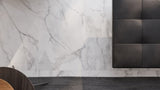 Satori 24-in x 48-in Marble Look Floor and Wall Tile, Polished Porcelain, Regent Statuario Abisso