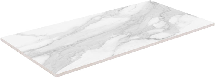 Satori 24-in x 48-in Marble Look Floor and Wall Tile, Polished Porcelain, Regent Statuario Abisso