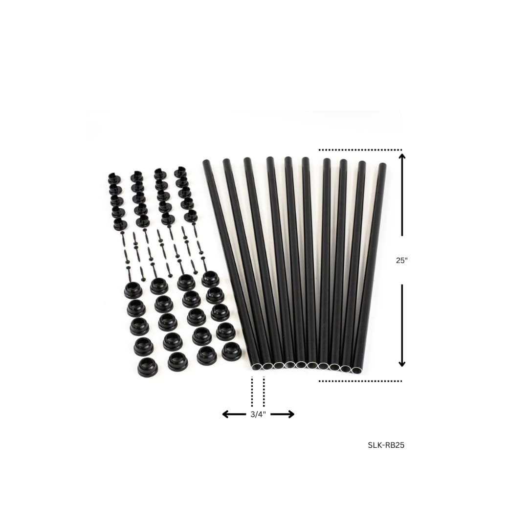 TITAN BUILDING PRODUCTS 3/4-in x 26-in Snap'n Lock Baluster Kit, 25-in Aluminum Deck Baluster