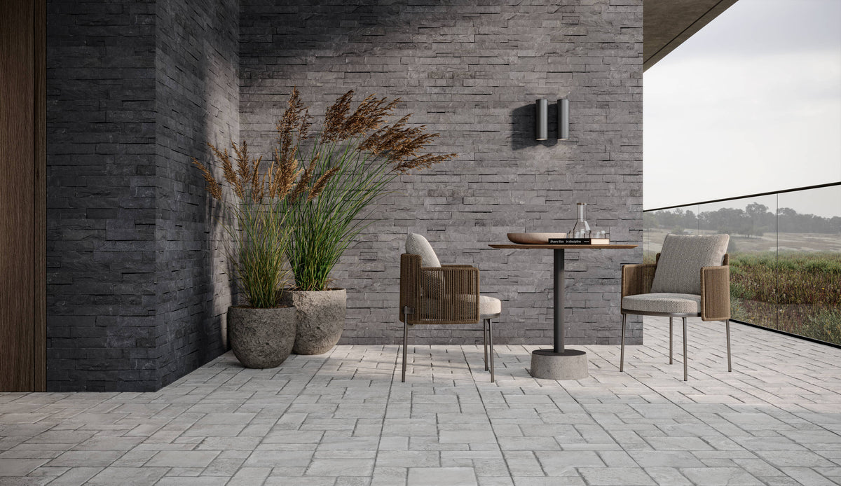 Satori Carmen Charcoal Versailles 18-in x 18-in Matte Porcelain Patterned Floor and Wall Tile (2.18-sq. ft/ Piece)