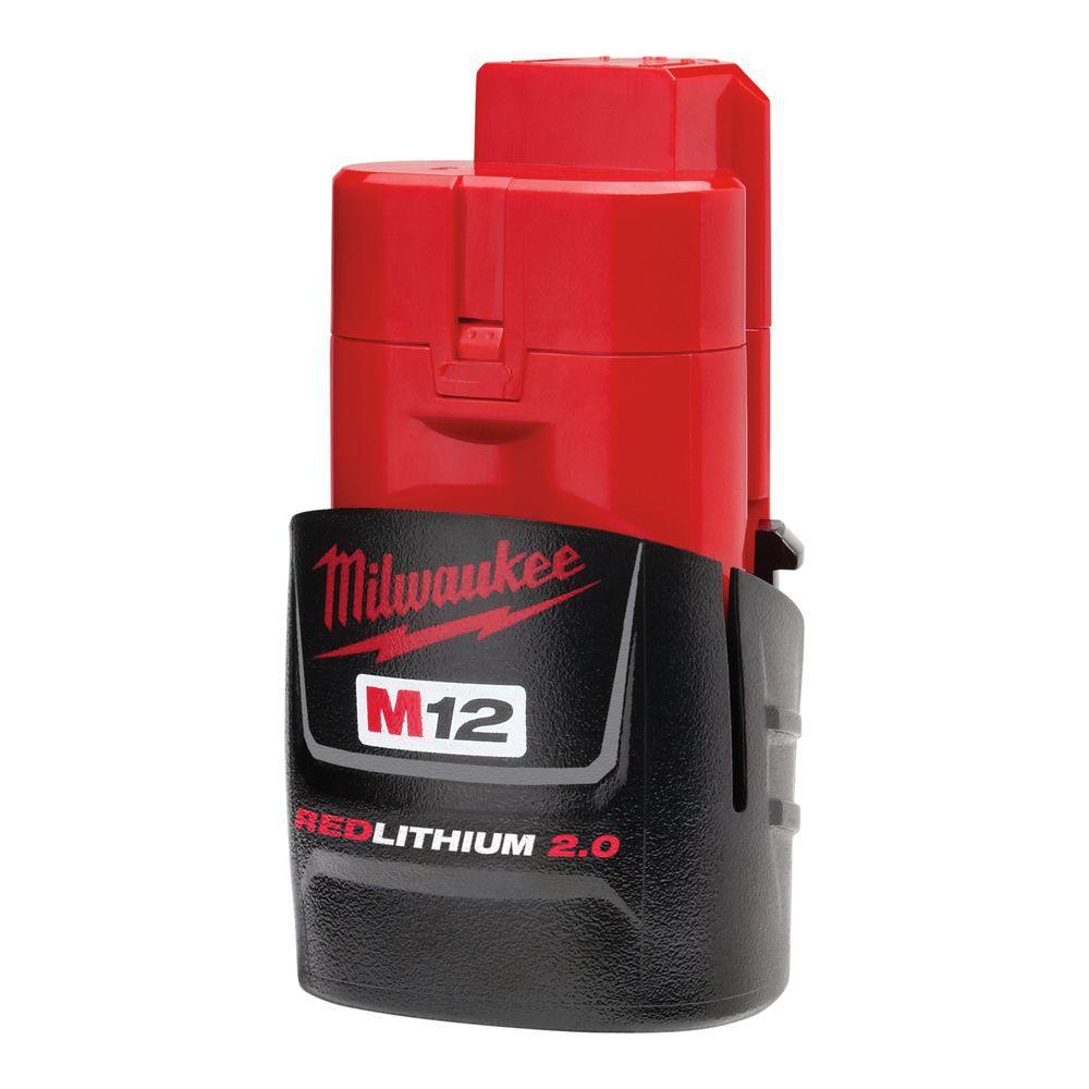 M12 12-Volt Lithium-Ion Cordless 3/8 in. Right Angle Drill Kit W/ Two 2.0 Ah Batteries, Charger & Tool Bag