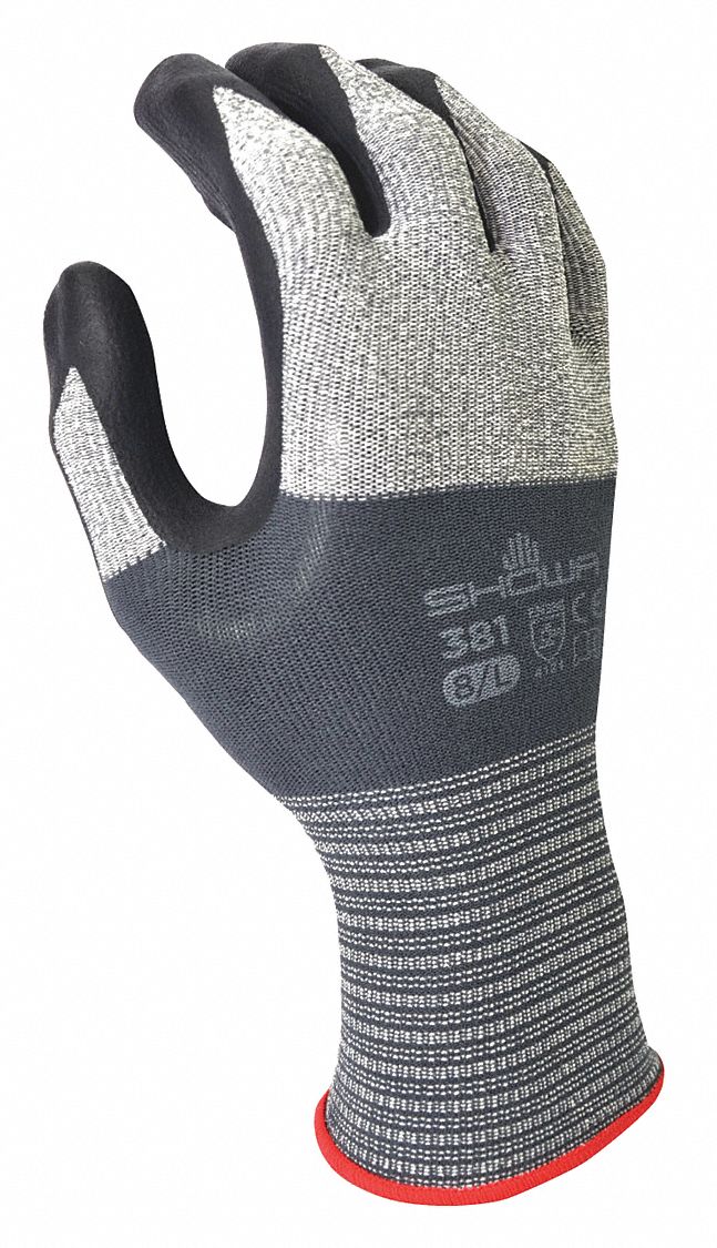 SHOWA Foam Nitrile Coated Gloves XL - Abrasion Resistant, Perfect Grip