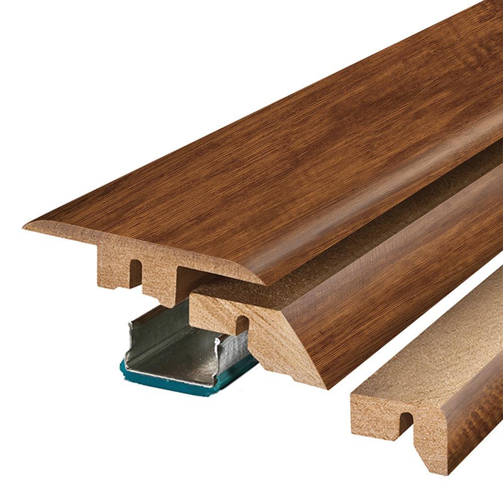 Saddle 3/4 in. T x 2-1/8 in. W x 78-3/4 in. L Laminate 4-in-1 Molding - Super Arbor