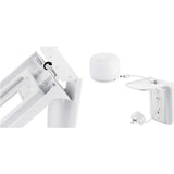 AC Outlet Mount for Google Nest Wi-Fi - Wall Outlet Shelf for Google Home, Nest Mini, Nest Hub, Dot Speaker, Sonos One - Super Arbor