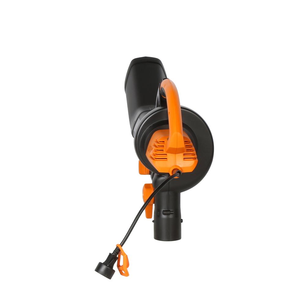 Worx 120 MPH 350 CFM 12 Amp Electric Leaf Blower/Mulcher/Vac with Metal Impeller - Super Arbor