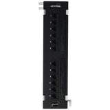 12-Port eXtreme Cat 6+ 110-Style Universal Patch Block, Black - Super Arbor