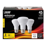 Feit Electric 45-Watt Equivalent R20 Dimmable CEC Title 24 Compliant LED ENERGY STAR 90+ CRI Flood Light Bulb Bright White (3-Pack)