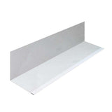 4 in. x 4 in. x 10 ft. Galvanized Steel 90¬∞ L Flashing with Open Hem
