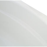 Proflex 5 ft. Reversible Drain Bathtub in White - Super Arbor