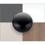 Richelieu Arverne 3-3/4-in (96mm) Center to Center Matte Black Arch Handle Drawer Pull