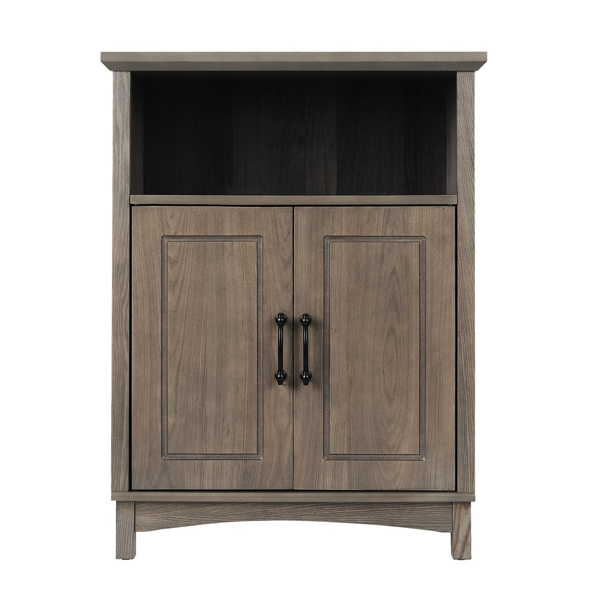 Teamson Home Russell 26-in x 34.25-in x 13-in Brown Freestanding Linen Cabinet