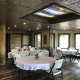 From Plain to Beautiful in Hours 2-ft x 2-ft Lilac Steel (Unfinished) Steel Surface-mount Ceiling Tile (6-Pack, 24-sq ft / Case)