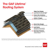 GAF MineralGuard White Residential Roll Roofing, 3.28-ft W x 32.58-ft L, 100-sq ft Coverage