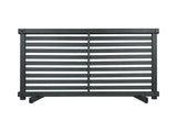 Zippity Outdoor Products WoodTek Vinyl Portable Puppy 2-ft H x 3.5-ft W Charcoal Vinyl Flat-top Fence Panel (Unassembled)