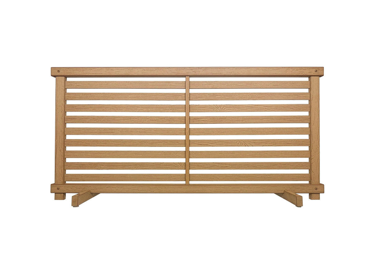 Zippity Outdoor Products WoodTek Vinyl Portable Puppy 2-ft H x 3.5-ft W Cedar Vinyl Flat-top Fence Panel (Unassembled)