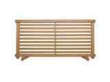 Zippity Outdoor Products WoodTek Vinyl Portable Puppy 2-ft H x 3.5-ft W Cedar Vinyl Flat-top Fence Panel (Unassembled)