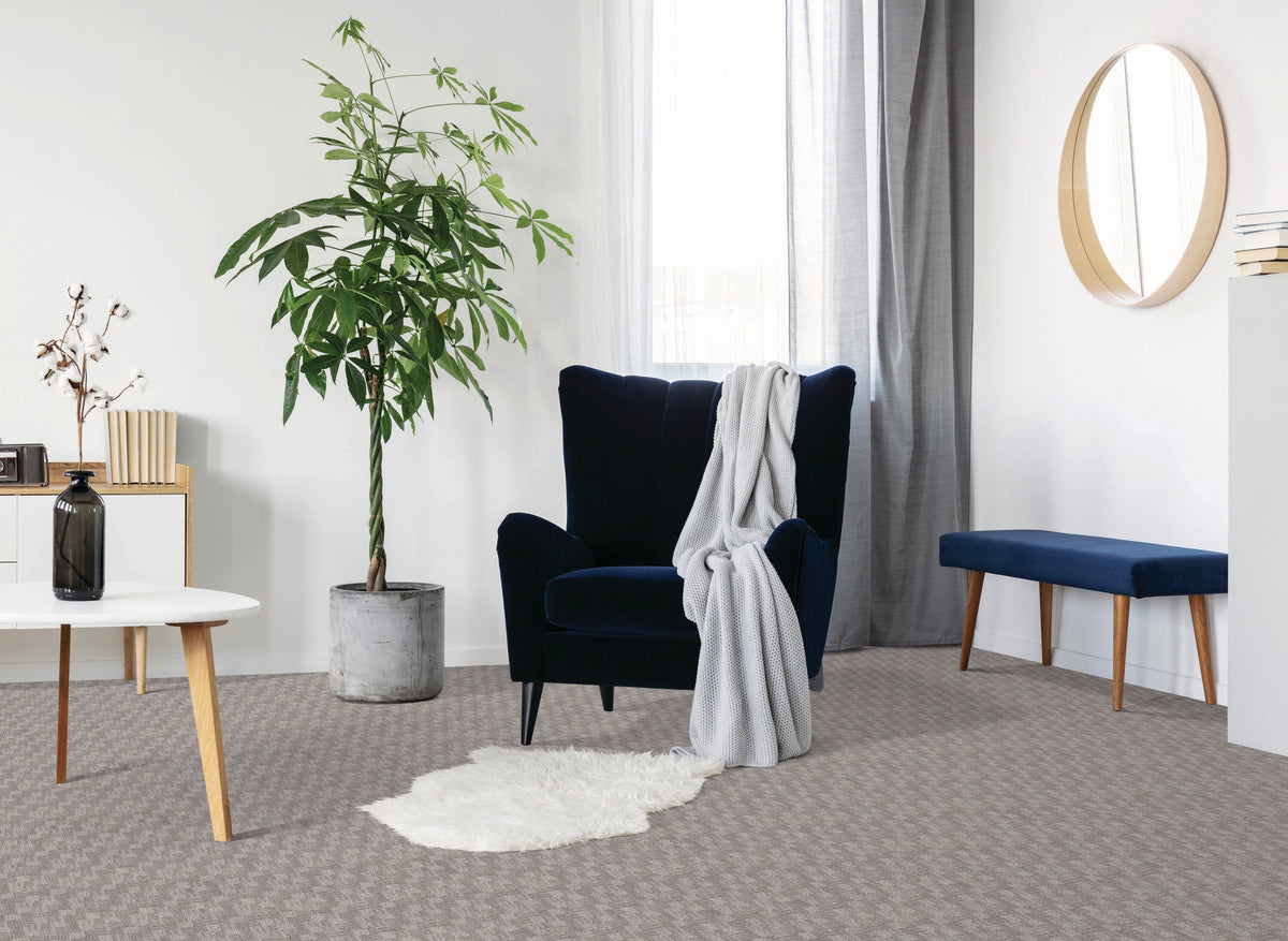 STAINMASTER Essentials So In Love "Amazing View" Pattern Indoor Carpet — 12-ft Roll Width, 35-oz Face Weight