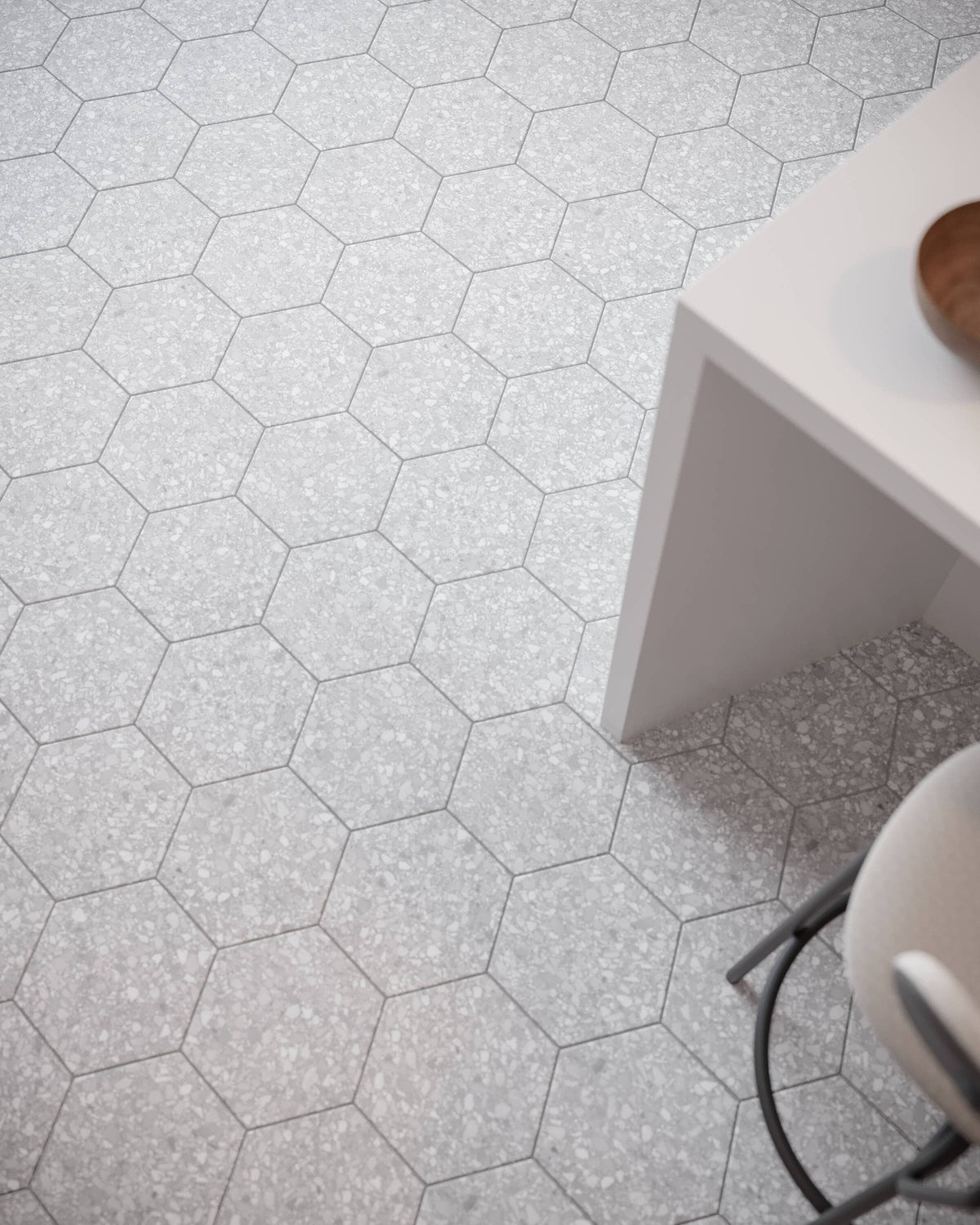 Satori Aurora Pearl 8-in x 10-in Matte Porcelain Hexagon Floor and Wall Tile (0.44-sq. ft/ Piece)