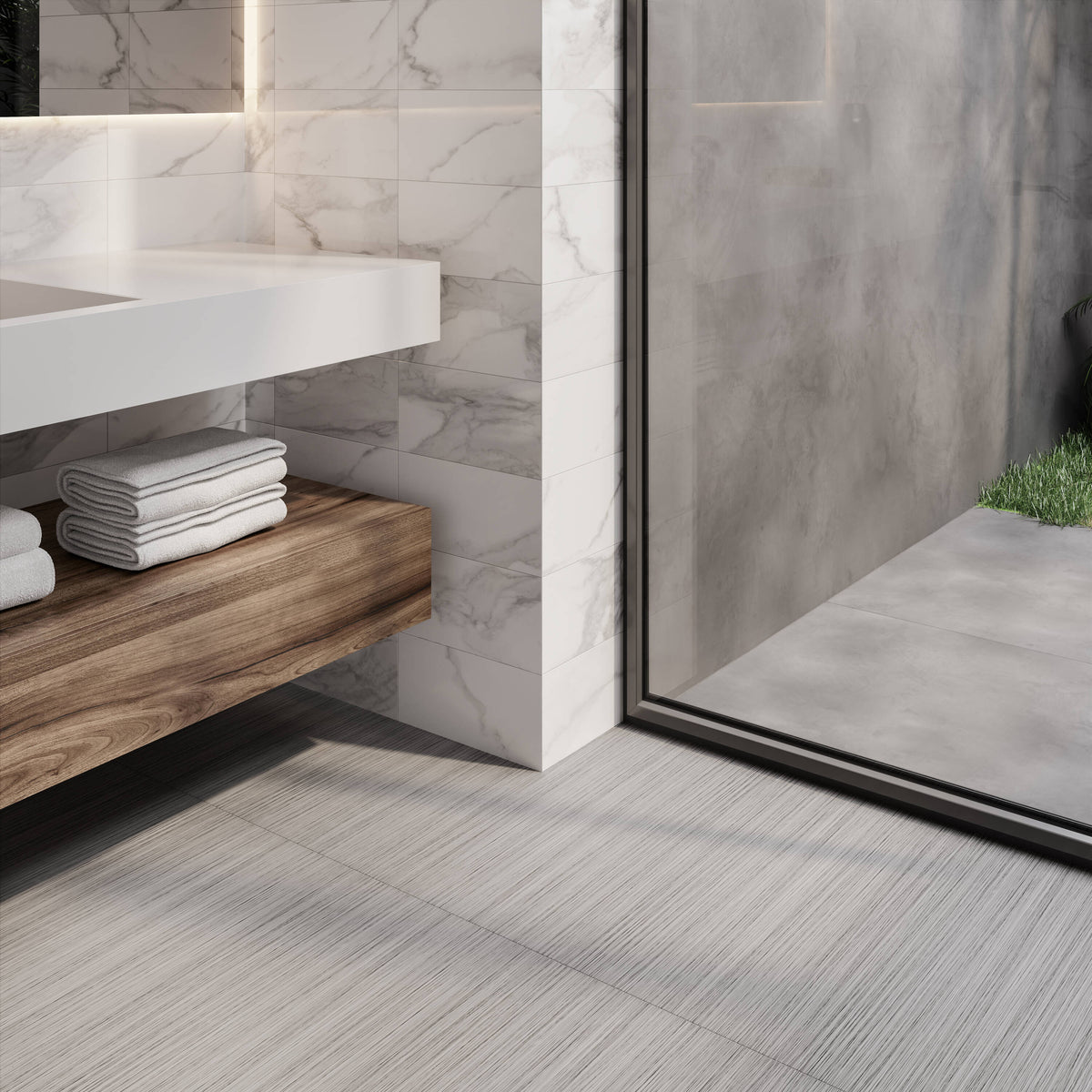 Satori Ikon Mica 12-in x 24-in Matte Porcelain Subway Floor and Wall Tile (1.94-sq. ft/ Piece)