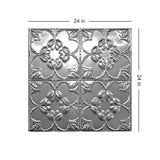 From Plain to Beautiful in Hours 2-ft x 2-ft Lilac Steel (Unfinished) Steel Surface-mount Ceiling Tile (6-Pack, 24-sq ft / Case)