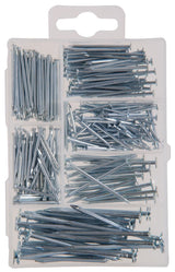 Hillman 266-Piece Wire Nail & Brad Assortment with Resealable Case