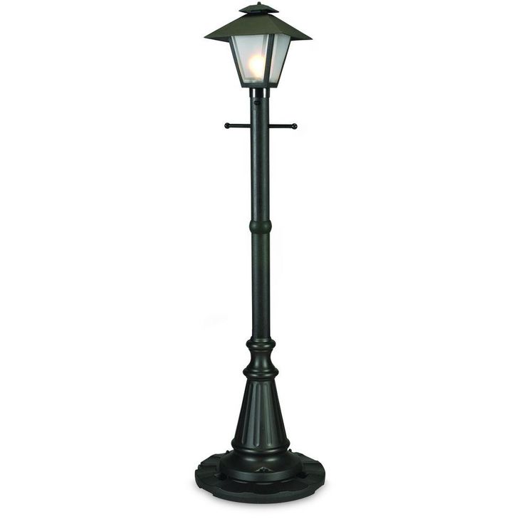 Cape Cod Black Outdoor Plug-In Post Lantern Patio
