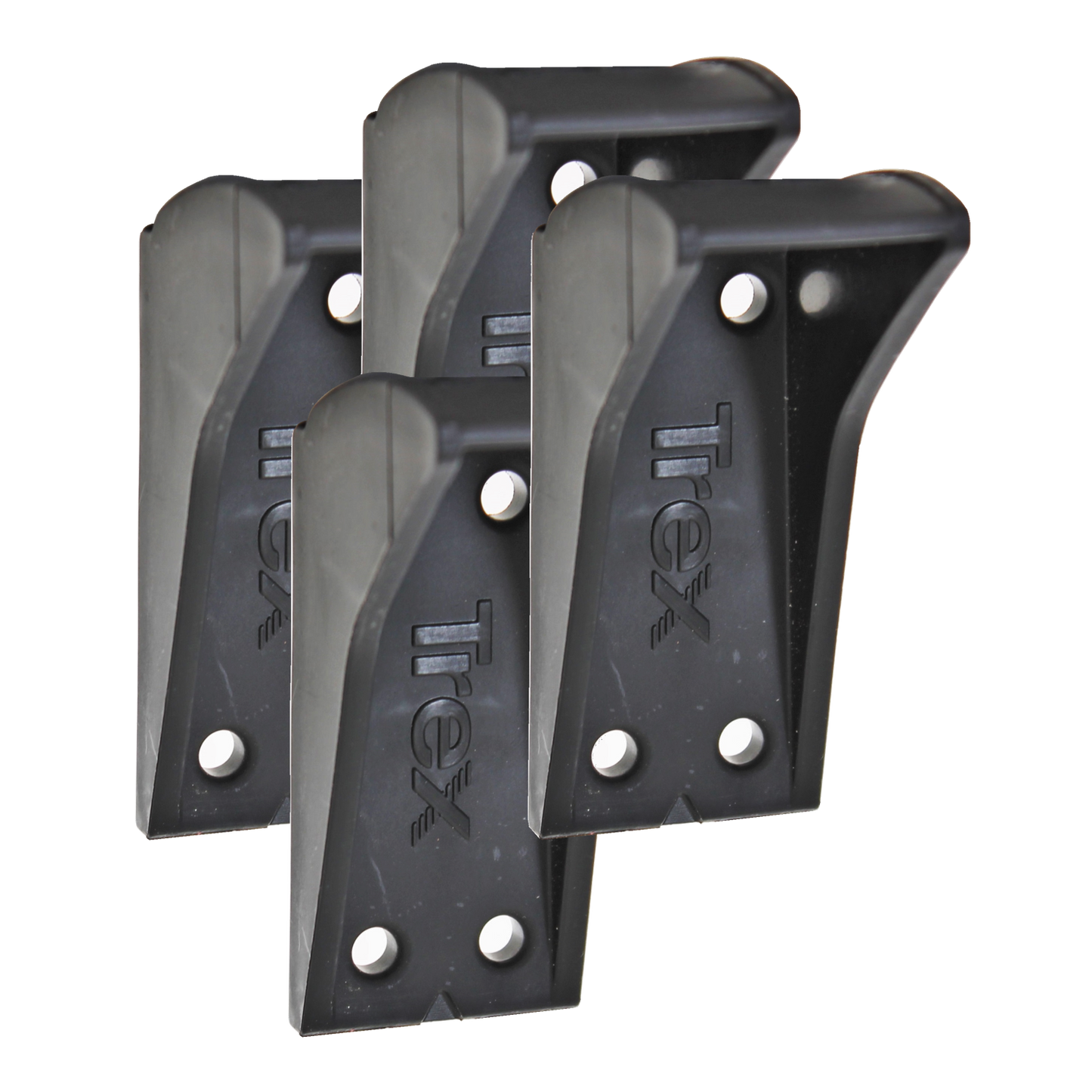 Trex Fencing 0.27-ft H x 0.17-ft W 4-Pack Black Privacy Composite Fence Panel