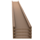 Trex Fencing 1-in x 6-in W x 6-ft H Saddle Composite Fence Picket