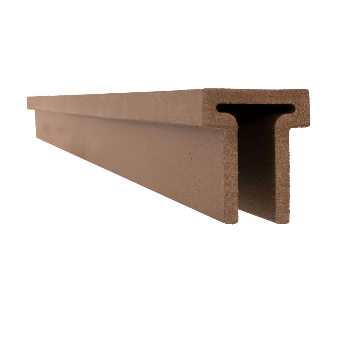 Trex Fencing 4-in x 7-in W x 8-ft L Saddle Composite Fence Rail