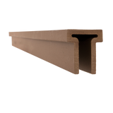 Trex Fencing 4-in x 7-in W x 8-ft L Saddle Composite Fence Rail