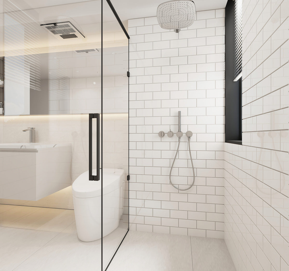 Giorbello Classic Premium Alabaster White 3-in x 6-in Glossy Glass Subway Wall Tile (5-sq. ft/ Carton)
