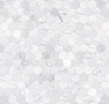 Satori Carrara 12-in x 12-in Multi-finish Natural Stone Look Hexagon Mosaic Floor and Wall Tile (0.96-sq. ft/ Piece)
