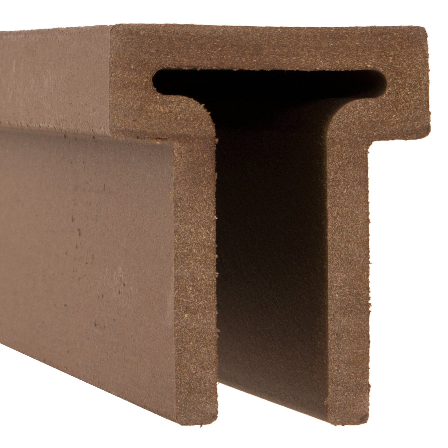 Trex Fencing 4-in x 7-in W x 8-ft L Saddle Composite Fence Rail
