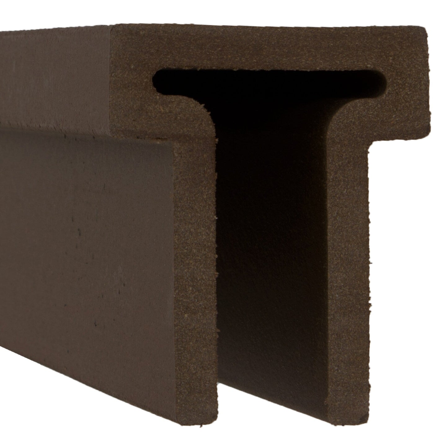 Trex Fencing 4-in x 7-in W x 8-ft L Woodland Brown Composite Fence Rail