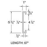 Trex Fencing 1-in x 6-in W x 6-ft H Saddle Composite Fence Picket