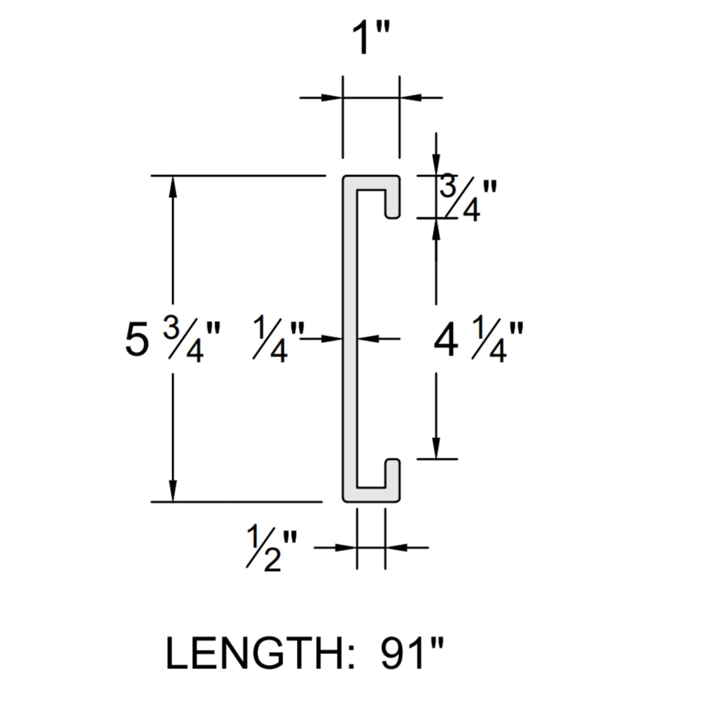 Trex Fencing 1-in x 6-in W x 8-ft H Winchester Grey Composite Fence Picket