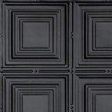 From Plain to Beautiful in Hours 2-ft x 2-ft Cubism Satin Black Steel Drop Ceiling Tile (6-Pack, 24-sq ft / Case)