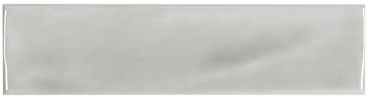Satori Slate Gray 3-in x 12-in Glossy Ceramic Subway Wall Tile (0.24-sq. ft/ Piece)